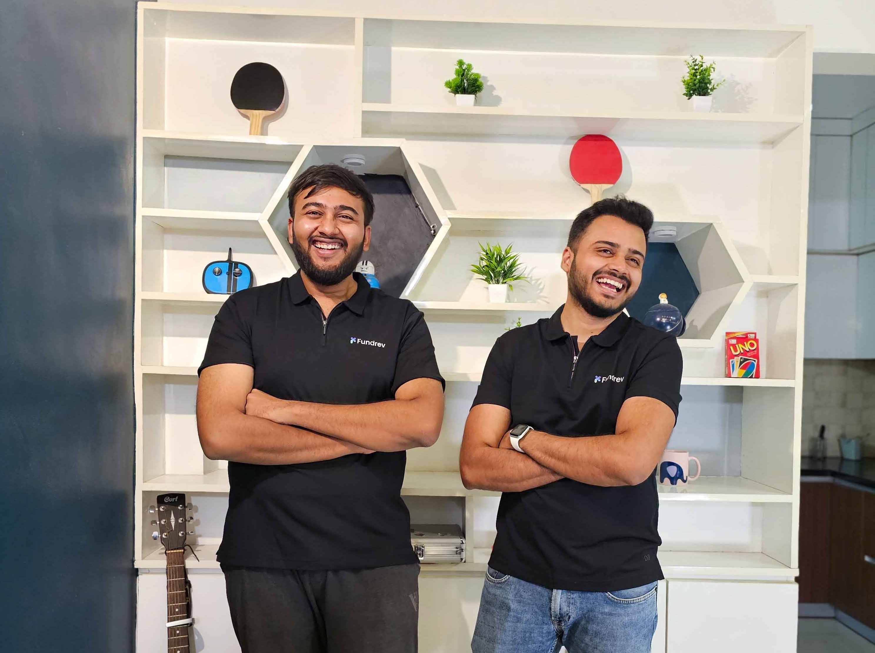 Dhiraj and Parth laughing